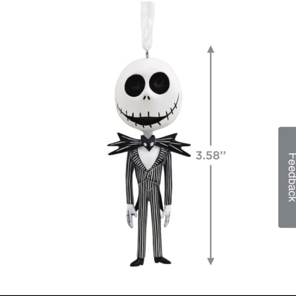 Hallmark Disney Jack Skellington Nightmare Before Christmas Ornament NWT